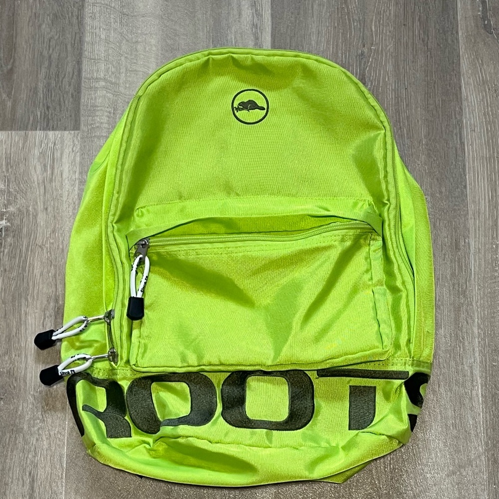 Roots Embroidered Neon Backpack
